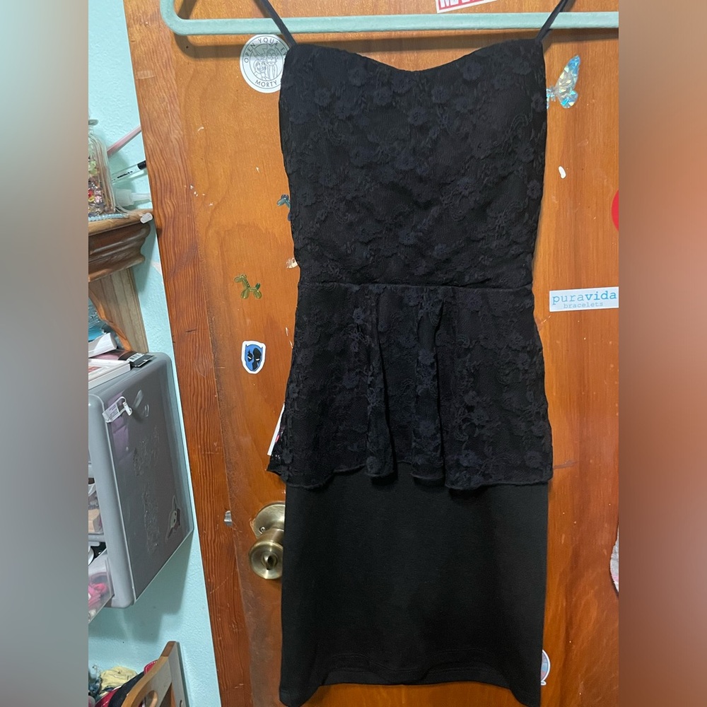Junior dress XS black with lace
